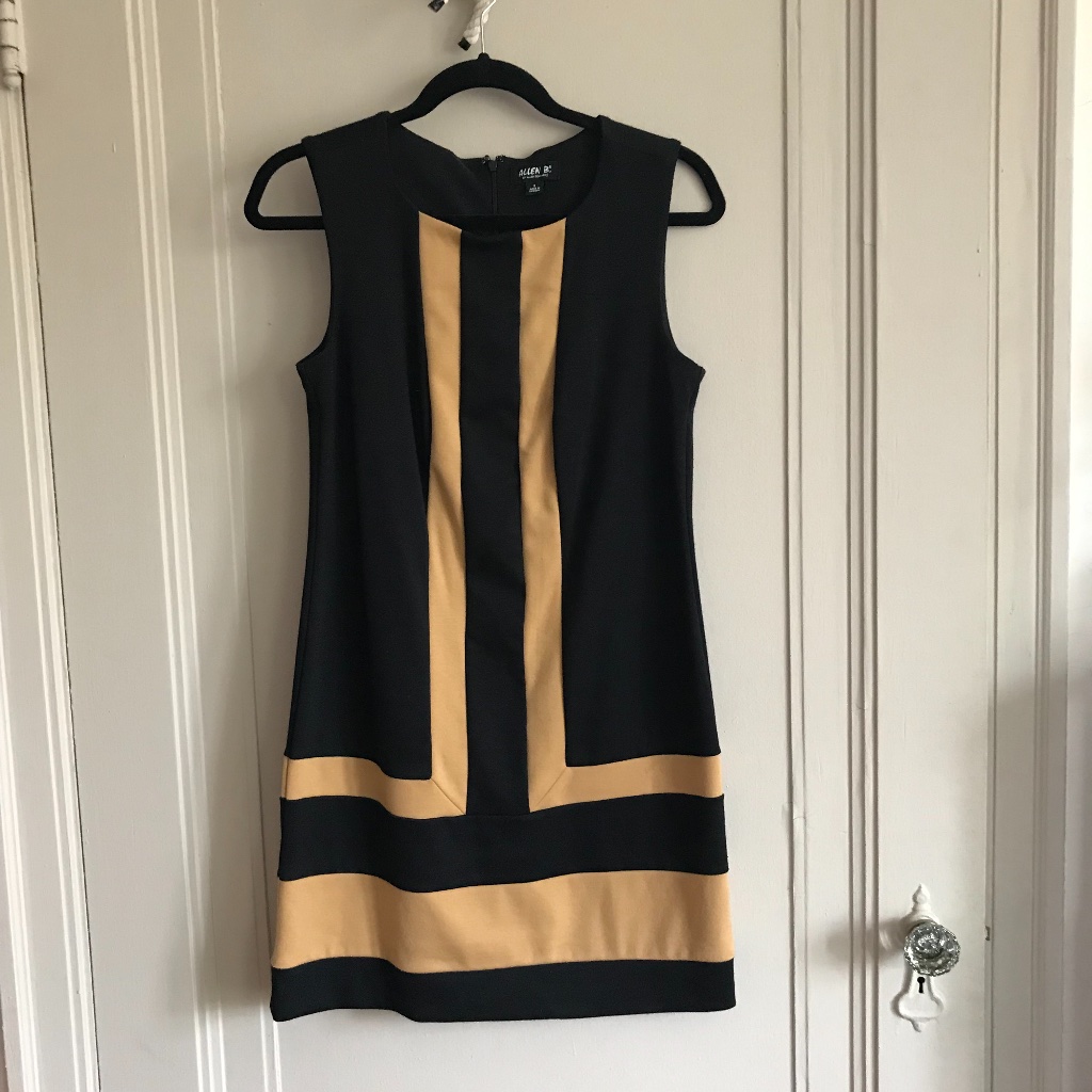 Allen B By Allen Schwartz BlackTan Dress